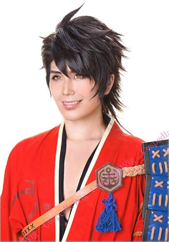 刀剣乱舞 陸奥守吉行 極 コストモ ウィッグ フルセット Amazon.co.jp: 刀剣乱舞 陸奥守吉行 極 風 コスプレ衣装 全